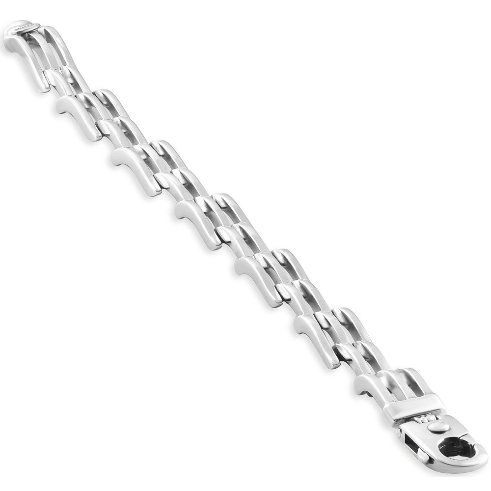 Men's 56 Gram Solid Silver Brracelet 8.5"