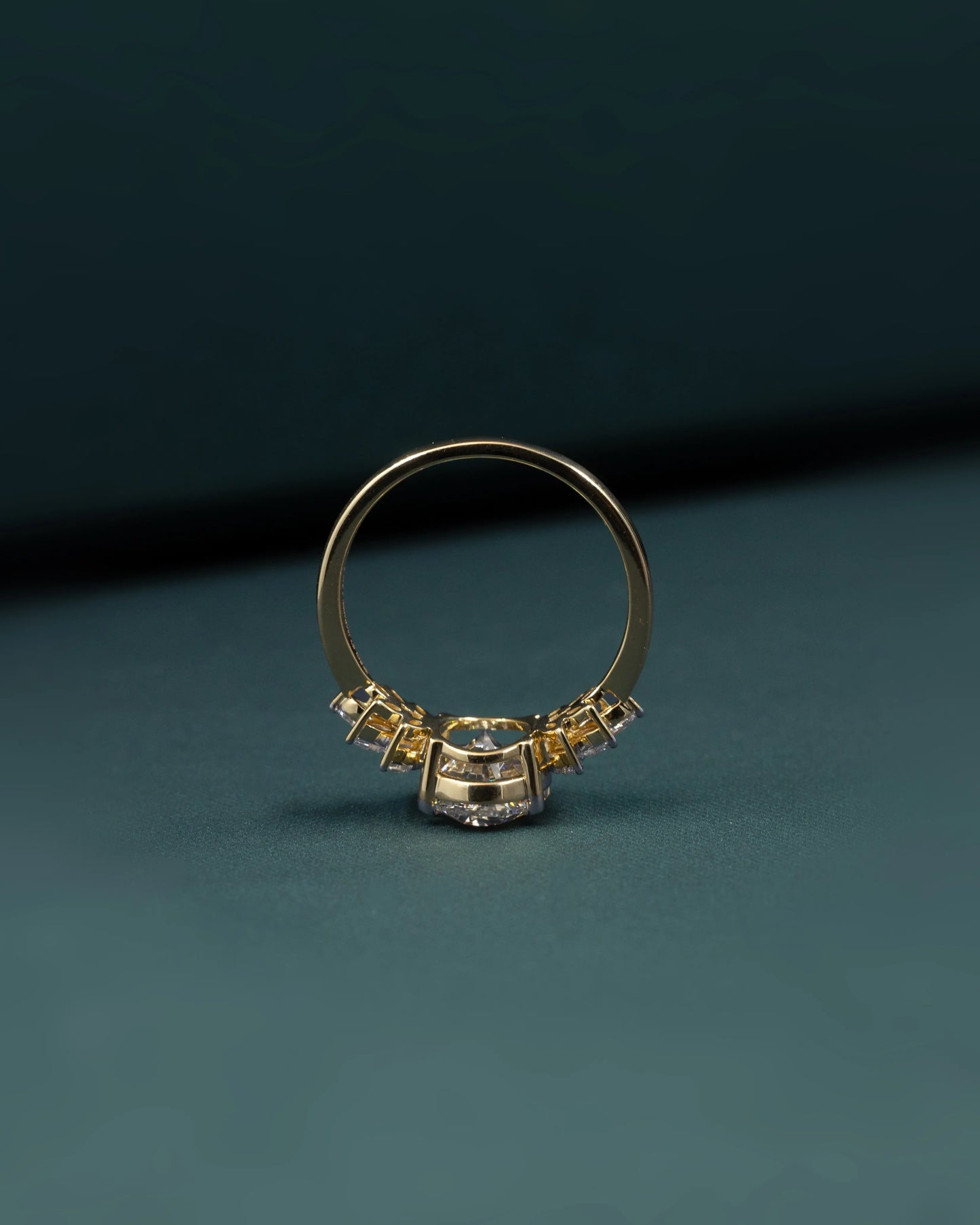 2.89 CTW Oval Cut Lab-Grown Diamond Floral Solitaire Ring