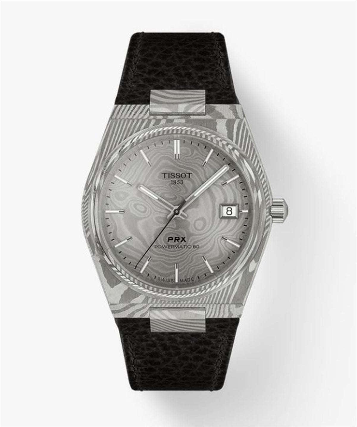 Tissot PRX Damascus Steel, 38 mm