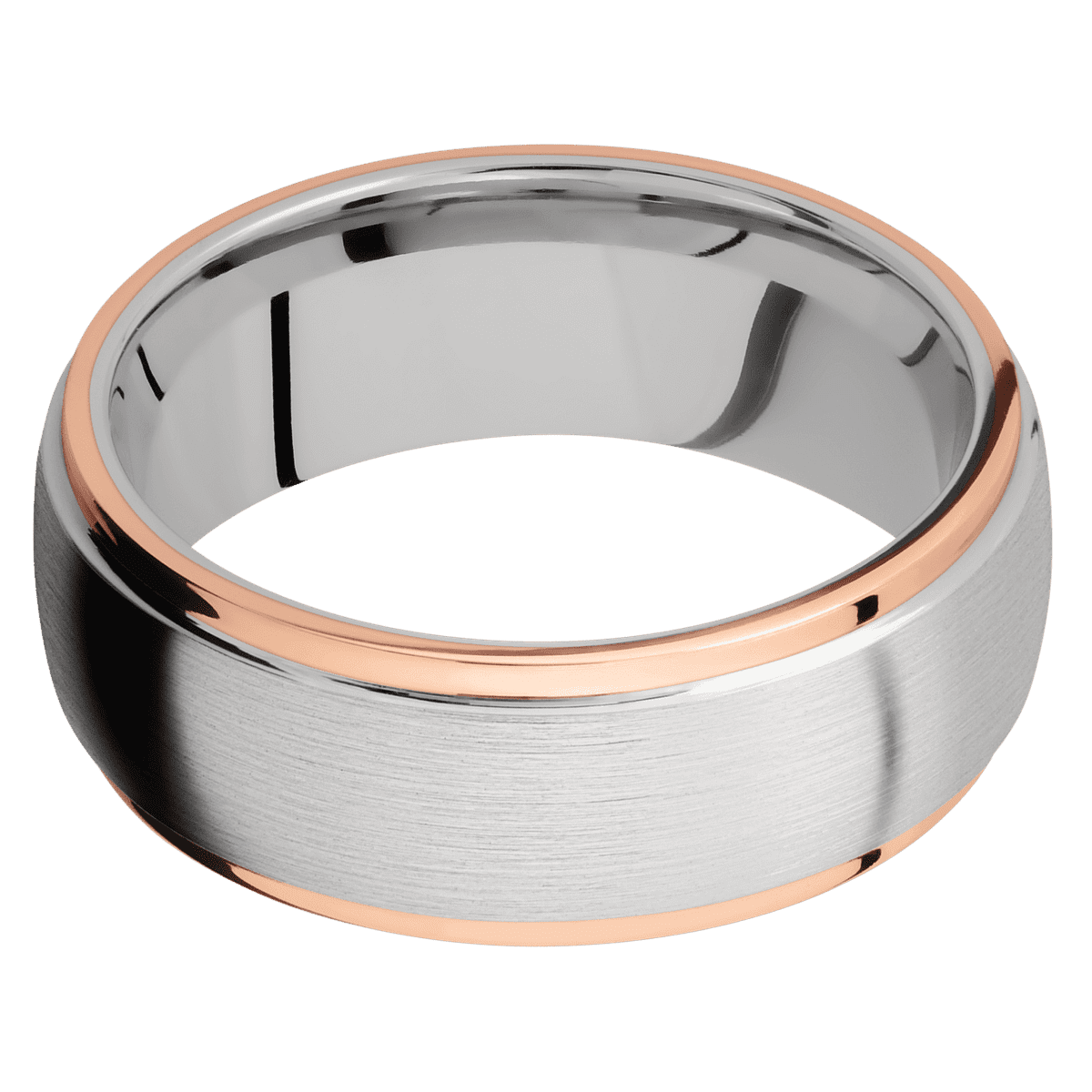 Palladium Silver + Satin , Polish Finish