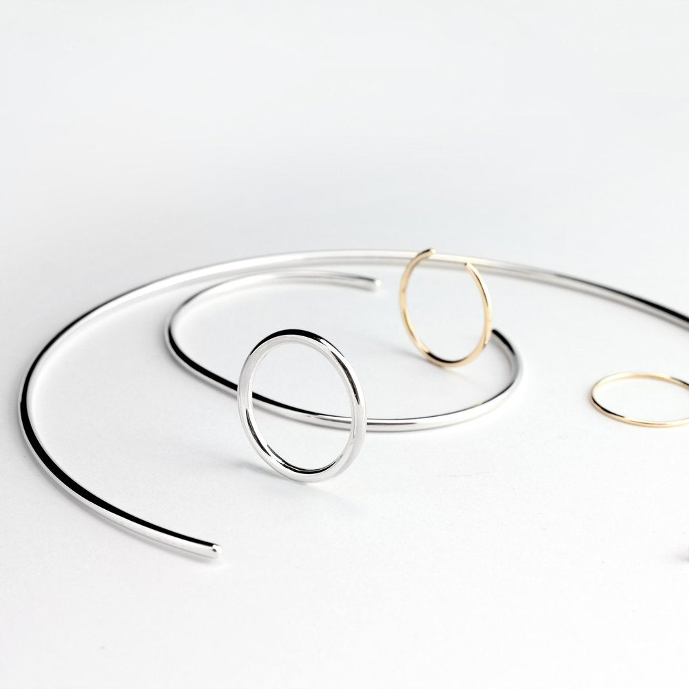 ESSENTIAL SILVER CUFF BRACELET