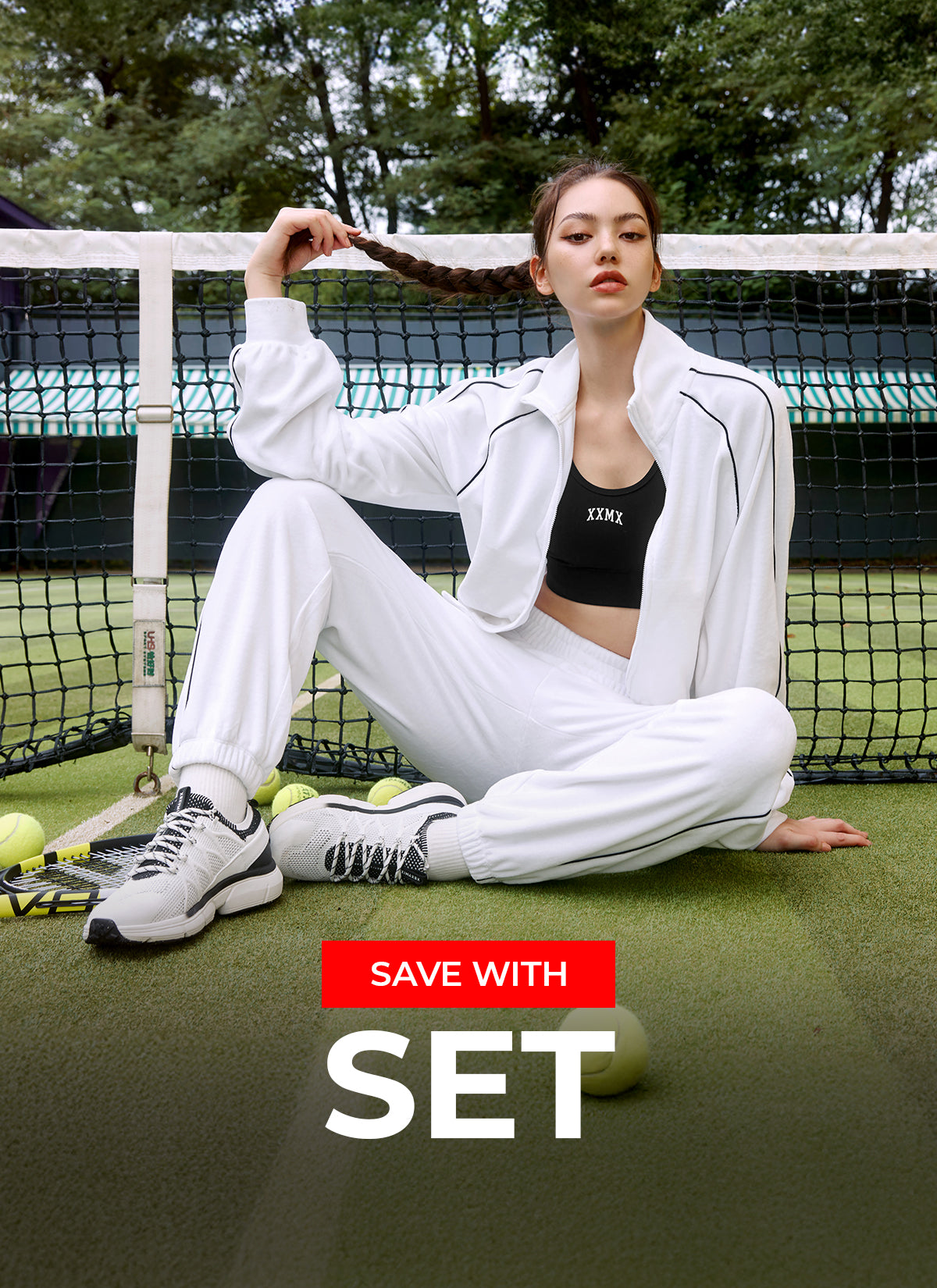 VELOUR TRACK SET