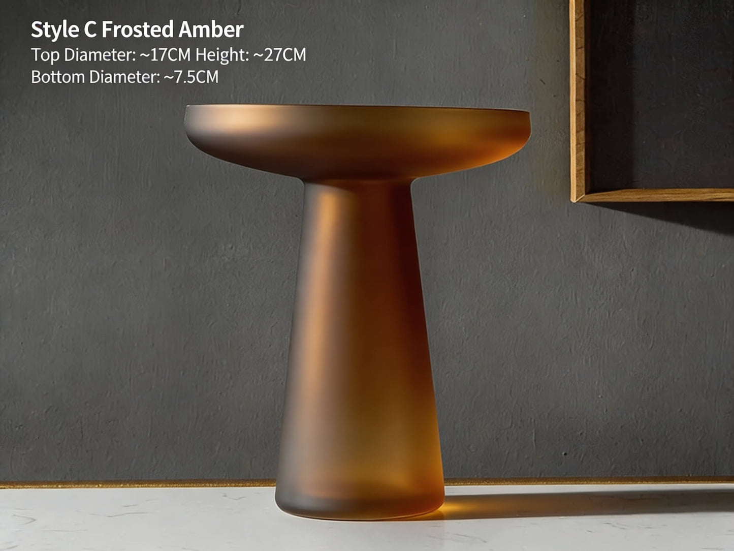 Frosted Glass Vase Collection