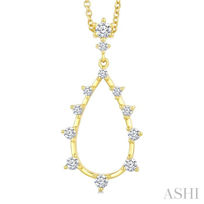 Drop Floating Diamond Fashion Pendant