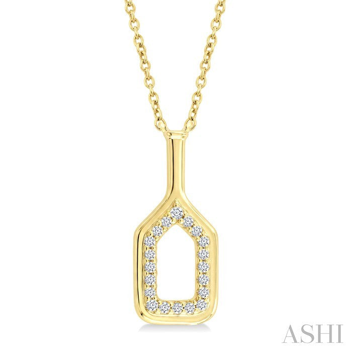 Pickleball Petite Diamond Fashion Pendant