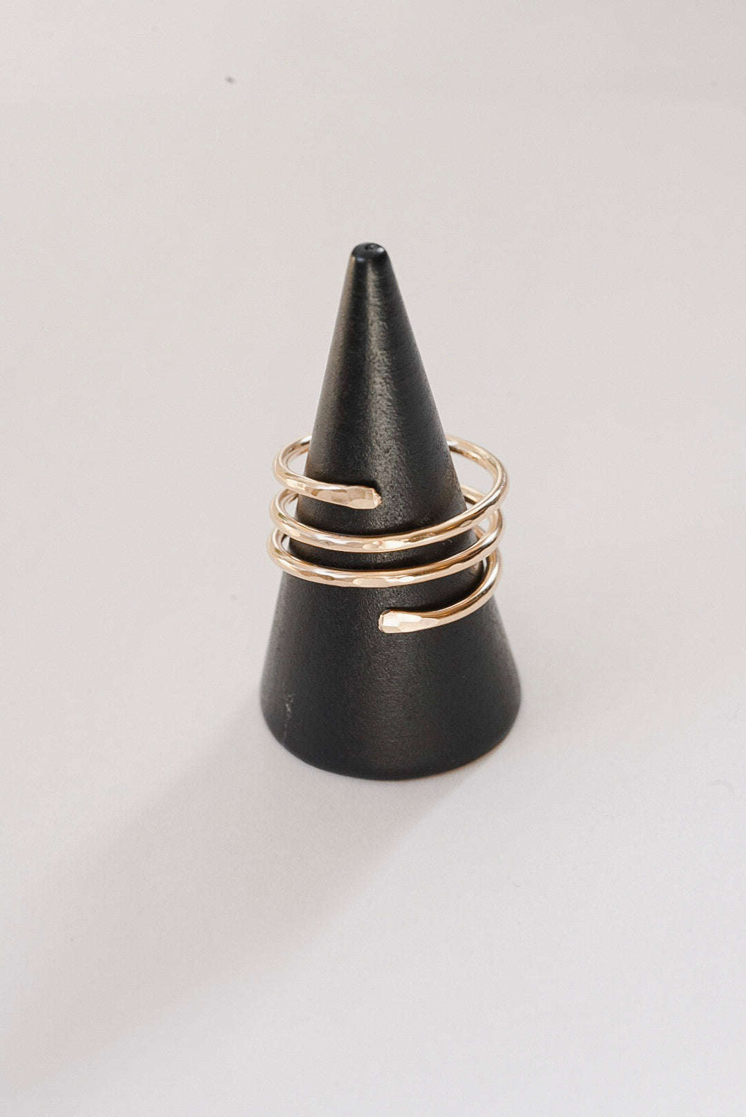Spiral Stacking Ring in either Sterling Silver or 14 Karat Gold Fill