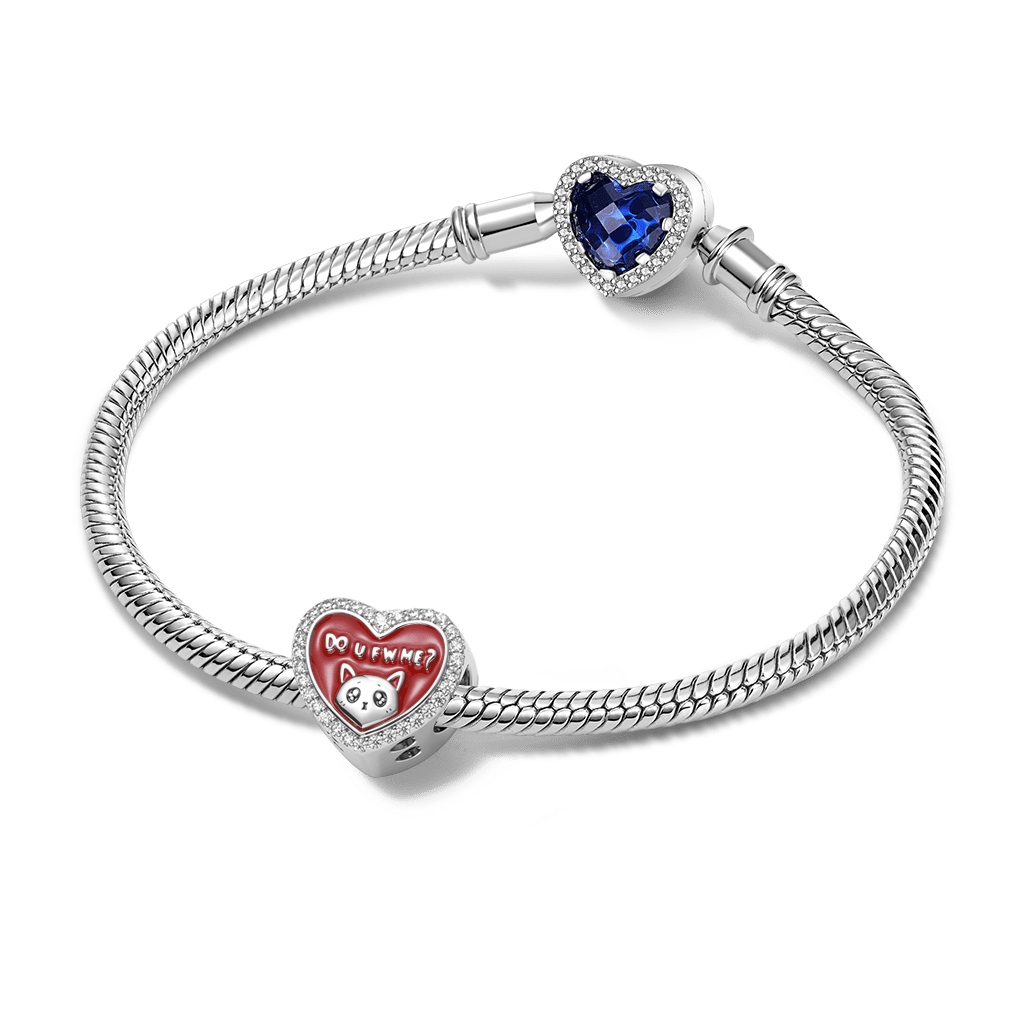 Gnoce Personalized Cat Lover Photo Charm