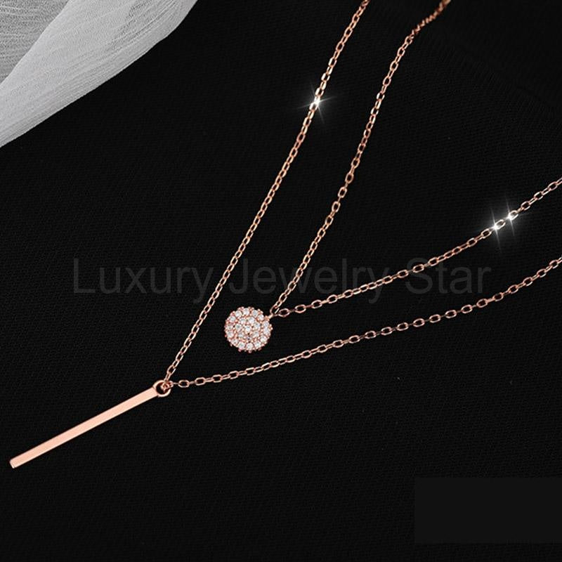 2025 round double necklace - image 4