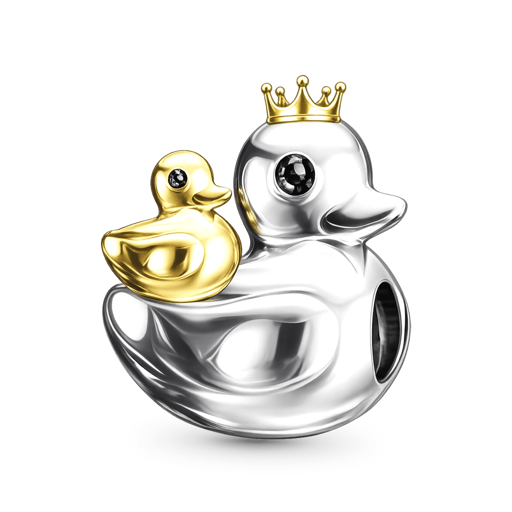 Gnoce Mother's Day Little Yellow Duck Mother-Child Charm