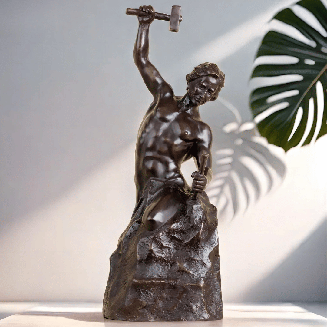 Self-Made Man Bronze Sculpture