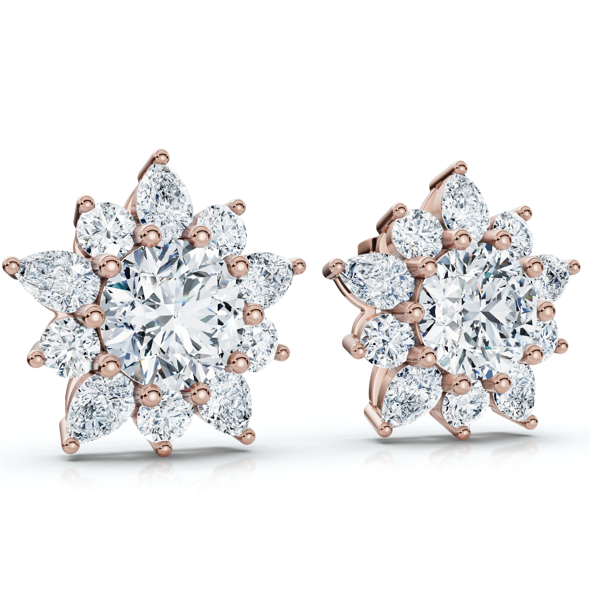 Certified 6 1/2 Cttw Amanda Lab-Grown Diamond Earrings in 10K Gold