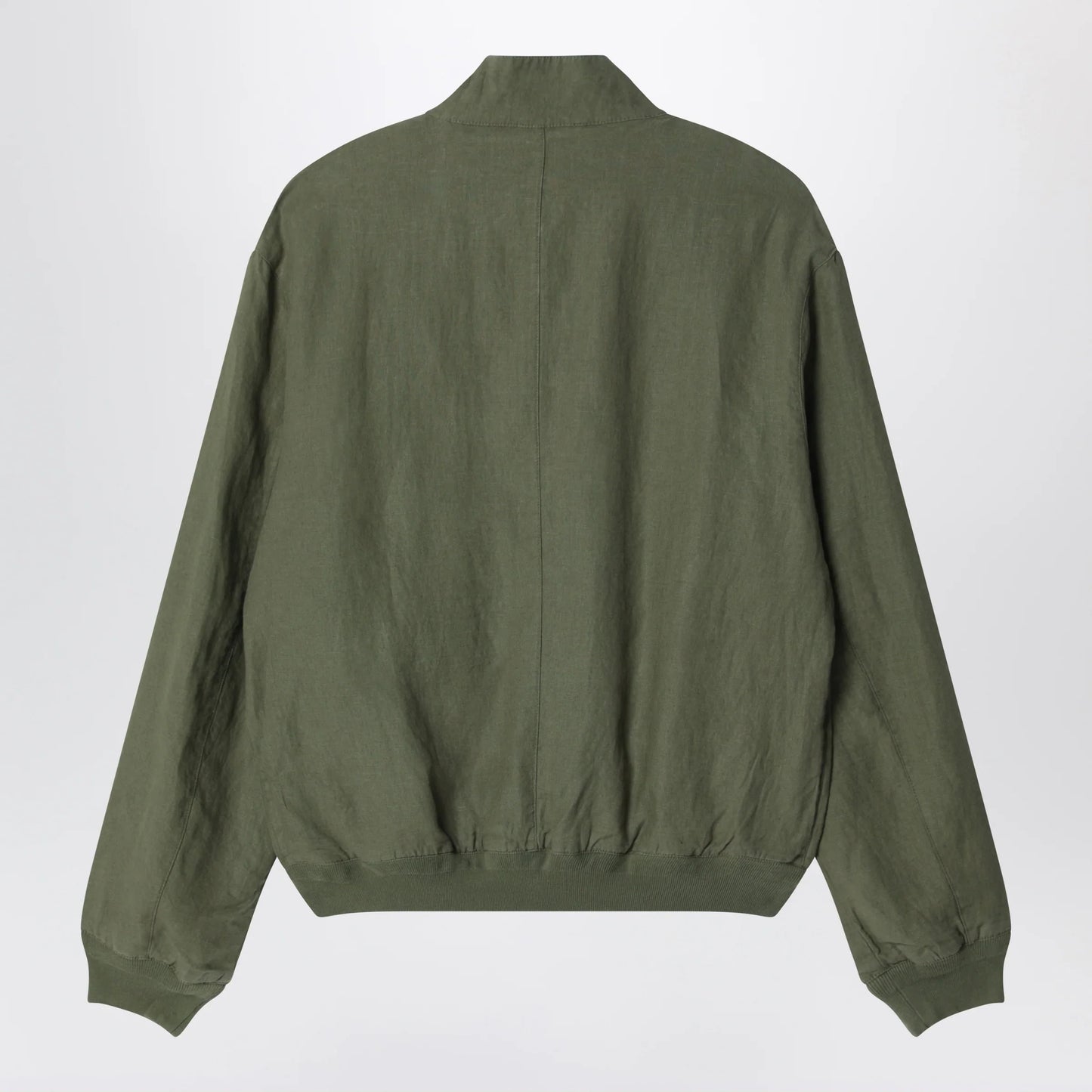 Polo Ralph Lauren - Dark green linen zip-up jacket