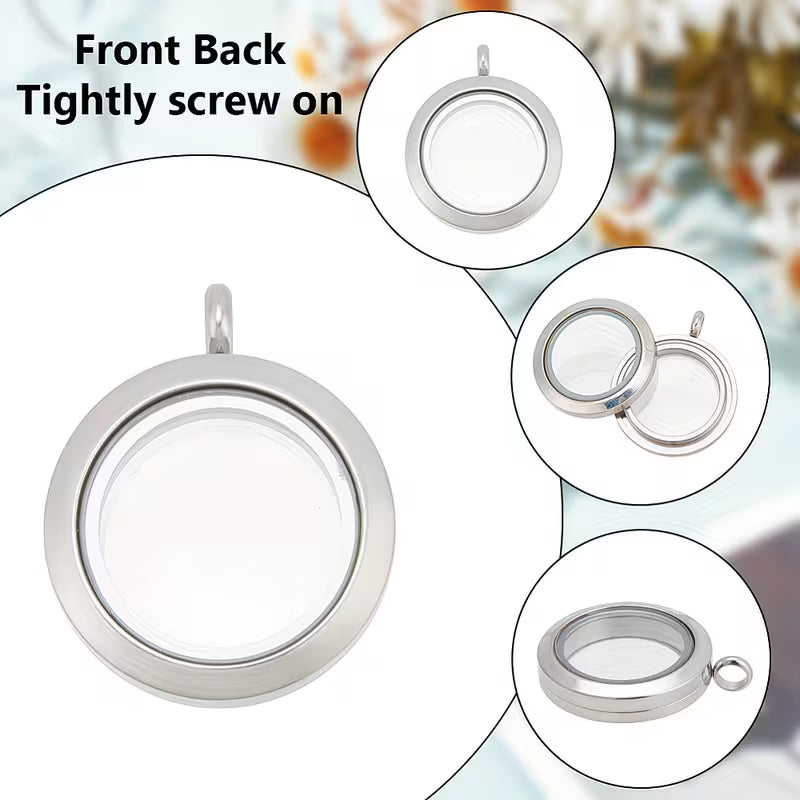 Silver Floating Necklace
