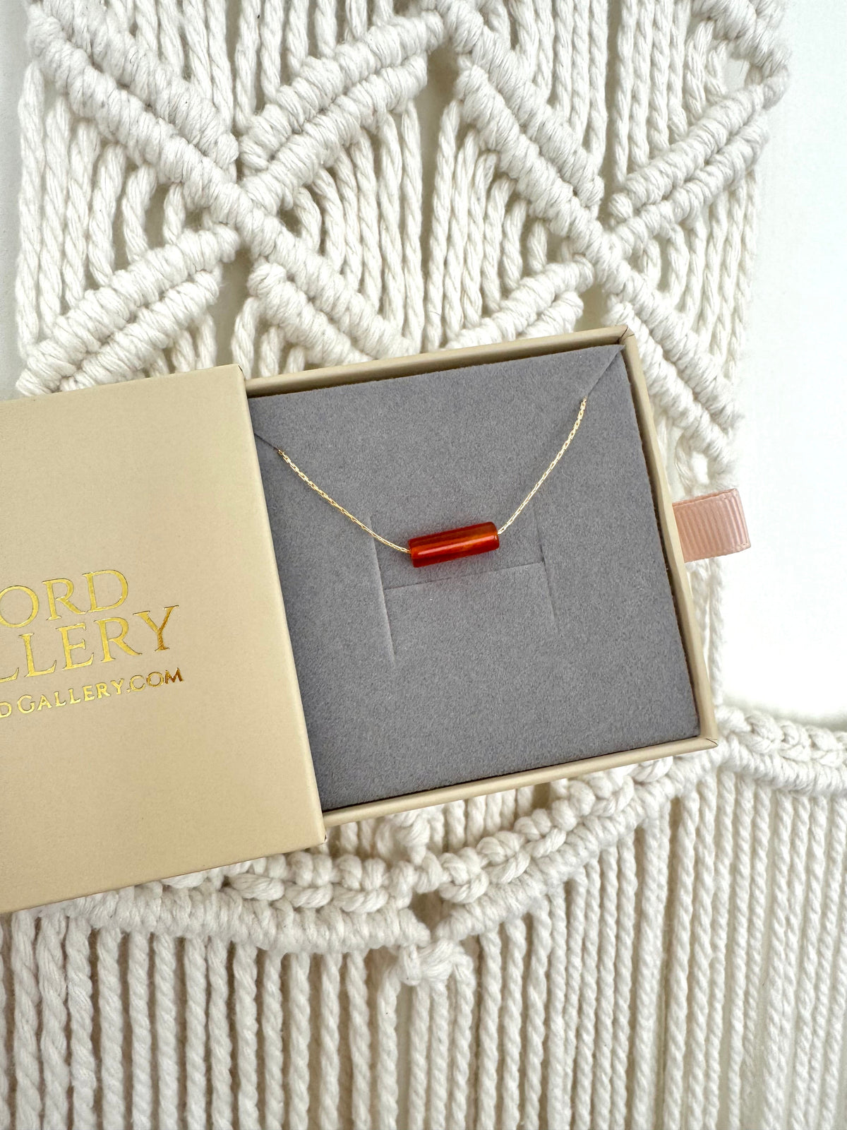 Dainty Carnelian Necklace - Gold Filled - Rose Gold Filled - Sterling Silver - Floating Gemstone Necklace - Carnelian Bar