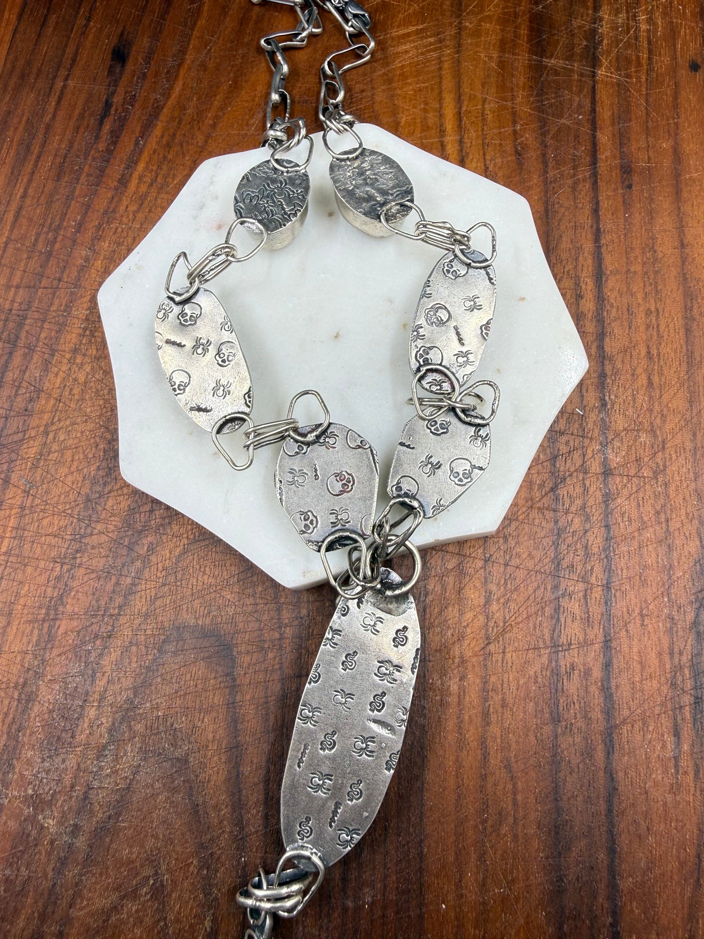 Watch This Lariat (Red Buffalo Necklace)