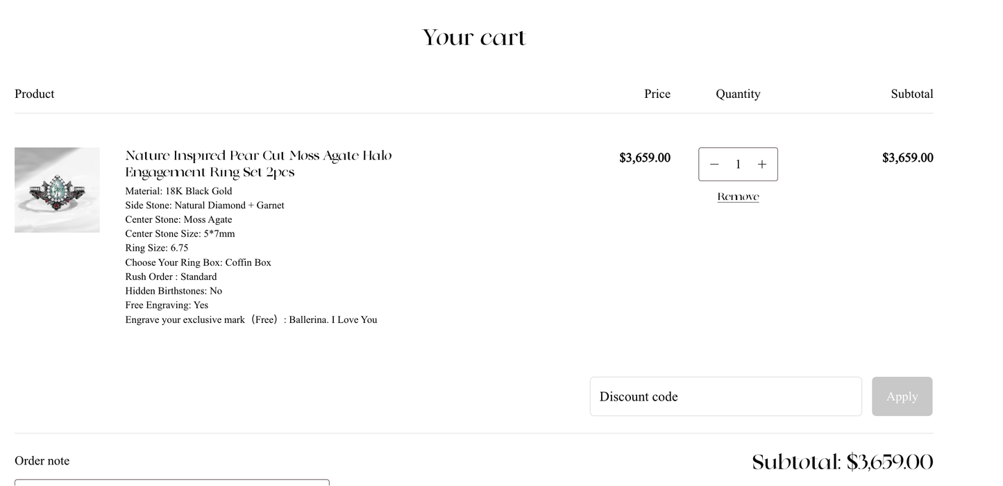 Payment Plan for Cody F.