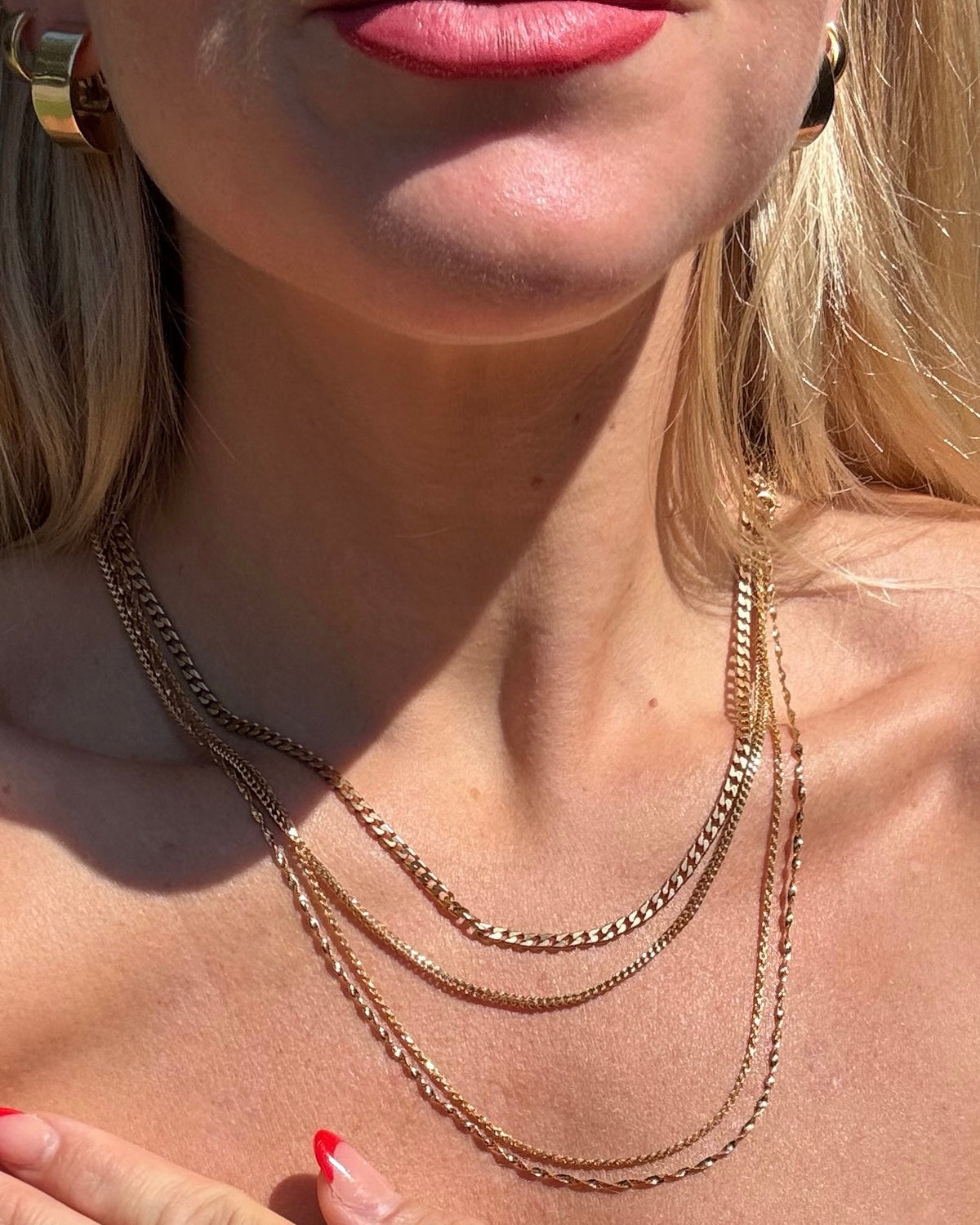 Estate 10k Yellow Gold Foxtail Chain