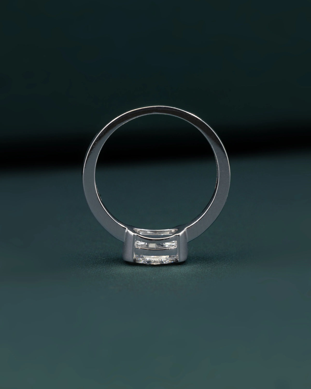 1.01 CT Oval Cut CVD Lab-Grown Diamond Solitaire Ring