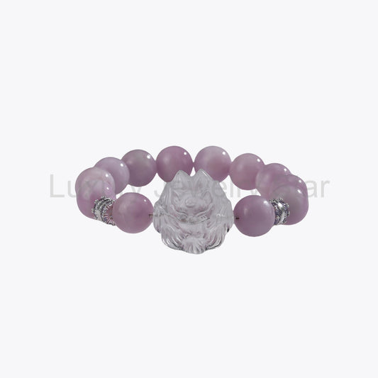 Alluring Fox Charm Bracelet - Lotus Radiance - image 2