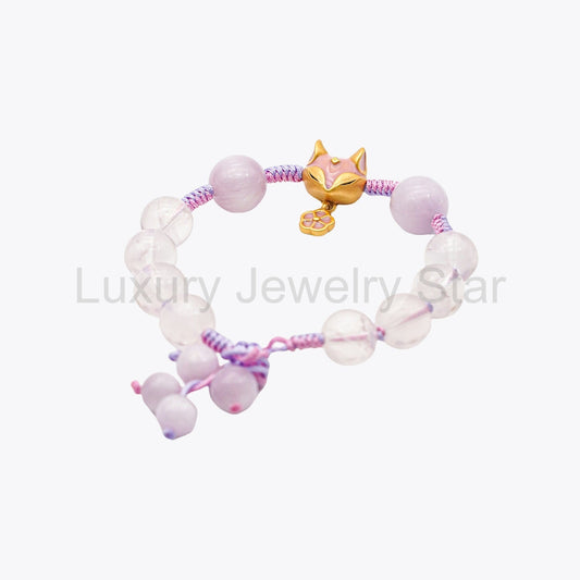 Amethyst Blossom Fortune Shift Crystal Bracelet - image 2