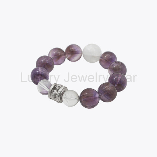 Celestial Fox Chasing Moon · Mystic Amethyst Bracelet - image 2
