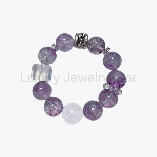 Celestial Fox Chasing the Moon · Goddess of Guye Crystal Bracelet - image 2