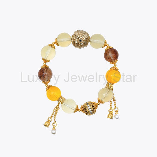 Golden Fox Monarch Wealth Crystal Bracelet - image 2