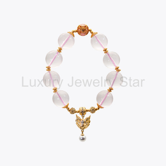 Jade Palace Maiden Lucky Crystal Bracelet - image 2