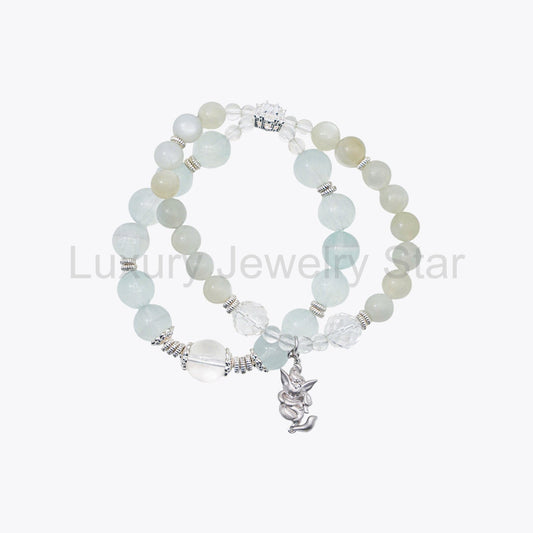 Nine-Tailed Mystic Fox & Crystal Energy Bracelet - image 2