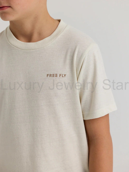 Youth Vintage Camo Redfish Tee - Heather Birch - image 2