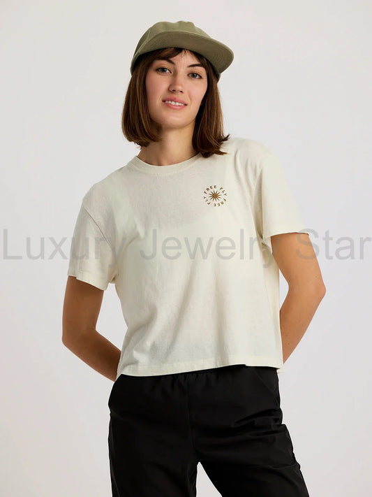 Women's Fan Palm Tee - Heather Birch - image 2