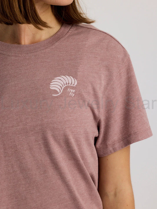 Women's Flow State Tee - Heather Fig - image 2