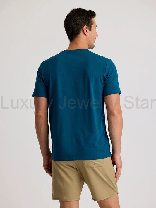 Men's Bamboo Current Pocket Tee - Legion Blue - image 2