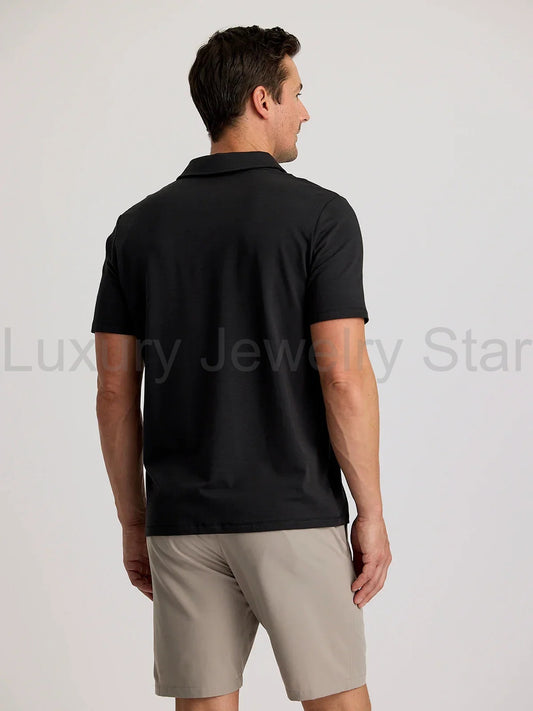 Men's Bamboo Current Polo - Black - image 2