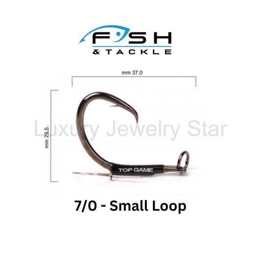 Top Game - Ringed Charlie Brown HD Live Bait Circle Hooks - image 2