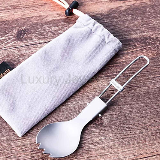 FMT-T61 Foldable Titanium Cutlery - image 2