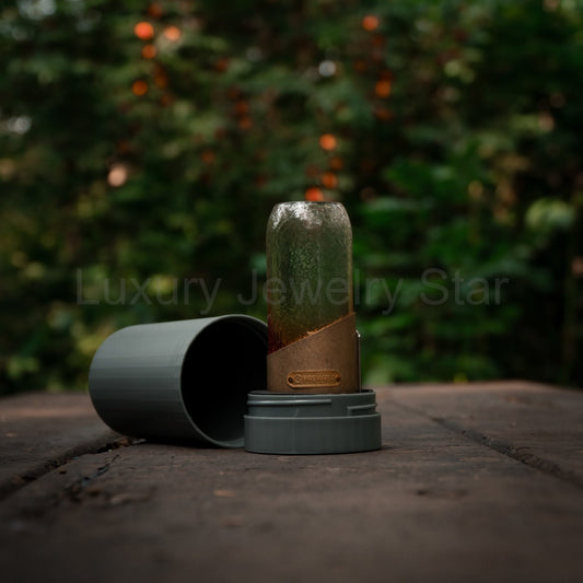Vintage Copper Orange Gas Lantern - image 2