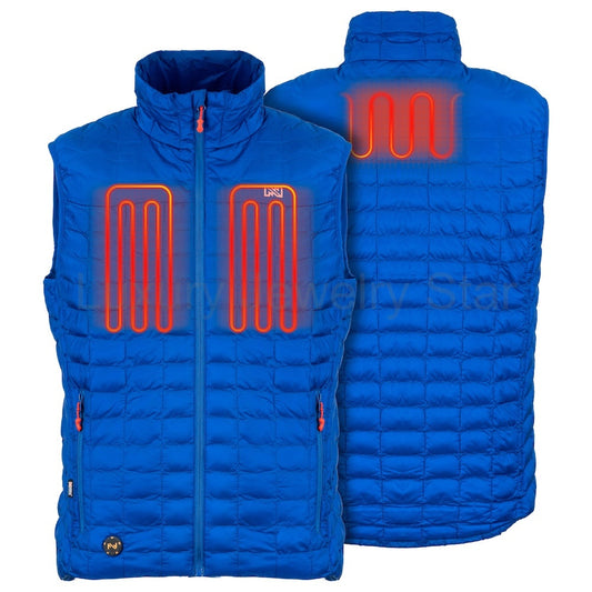 Backcountry Men's Heated Vest Buffalo Blue - image 2
