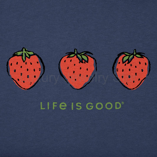 Women's Three Strawberries Crusher Tee - 129145 - image 2