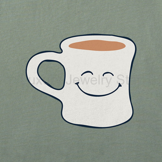 Women's Smile Coffee Crusher Vee - 129209 - image 2