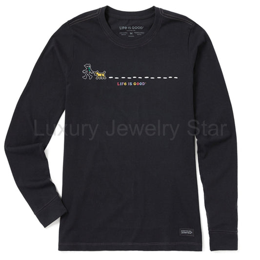 Women's Take It Outside Daisies Long Sleeve Crusher Tee - 129173 - image 2