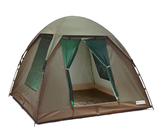 FALKSON Adventurer 5 | 4 person tent | 3x3m Bow tent | All weather canvas camping tent - image 2