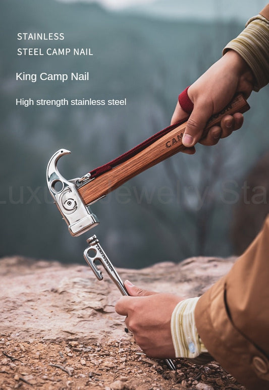 Campingmoon K Series Tent Peg Stakes Pure Forged 420 Stainless Steel Ultra Heavy Duty 20 - image 2