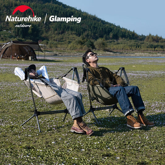 Naturehike YL11 Outdoor Folding Rocking Chair Portable Multi Angle Adjustable Sling Swing - image 2