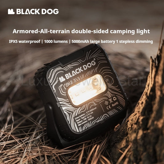 Blackdog All Terrain Double-Sided Camping Light Waterproof IPX5 Rechargeable Emergency - image 2