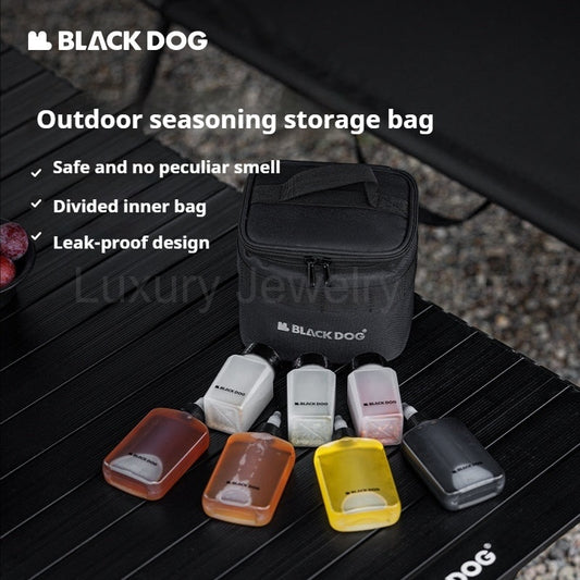 BLACKDOG Outdoor Seasoning Storage Bag Portable Condiment Bottle Set Outdoor Picnic - image 2