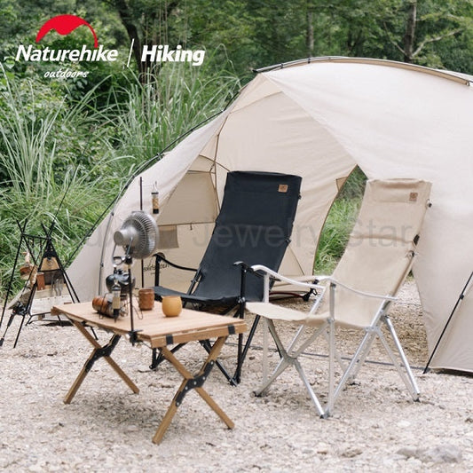 Naturehike TY04 Foldable High Back Chair Portable Lightweight Folding Aluminum Alloy Relax - image 2