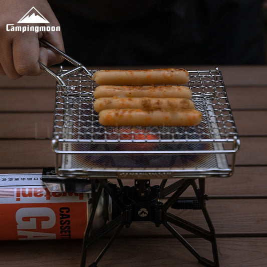 Campingmoon US-1312/1615 Toast Grill Net Portable Folding Stainless Steel Outdoor Camping - image 2