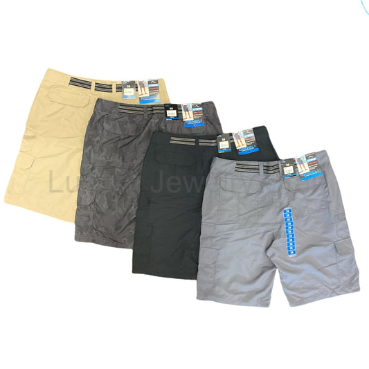 Denali Men's Lightweight Microfiber Hybrid Belted Cargo Short - image 2