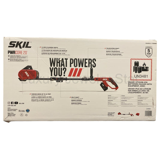 Skil Lithium PWRCORE 20, 20v cordless 10" Snow Battery Operated Shovel - image 2